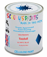 Paint Mixed Vauxhall Astra Olympic Blue 1Uu/21K Cellulose Car Spray Paint