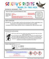 Instructions for use Vauxhall Olympic White Car Paint