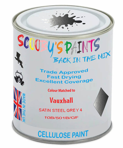 Paint Mixed Vauxhall Crossland X Satin Steel Grey Gzm/Gym Cellulose Car Spray Paint