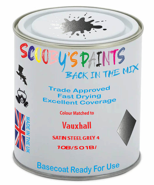 Paint Mixed Vauxhall Mokka Satin Steel Grey Gzm/Gym Basecoat Car Spray Paint