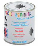 Paint Mixed Vauxhall Corsa Satin Steel Grey 4 10B/501B/Gf6 Cellulose Car Spray Paint