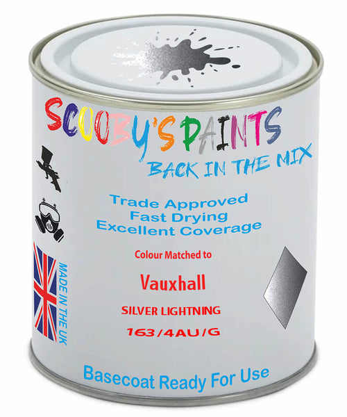 Paint Mixed Vauxhall Astra Silver Lightning 163/4Au/Gbj Basecoat Car Spray Paint