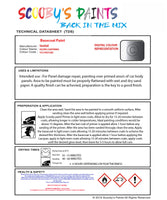 Basecoat Ready For Use Paint for VAUXHALL MERIVA SILVER LIGHTNING Paint code: 163/4AU/GBJ Easy Use Original Paint Basecoat Spray Gun Paint