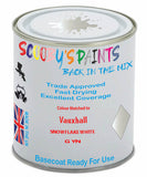 Paint Mixed Vauxhall Antara Snowflake White Gyn Basecoat Car Spray Paint
