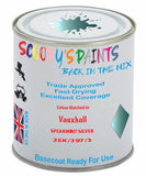 Paint Mixed Vauxhall Agila Spearmint Silver 35K/397/3Qu Basecoat Car Spray Paint