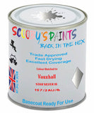 Paint Mixed Vauxhall Cabrio/Convertible Star Silver Iii 157/2Au/82U Basecoat Car Spray Paint