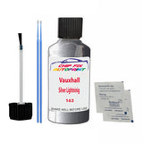 Vauxhall Silver Lightninig Touch Up Paint Code 163 Scratch Repair Kit