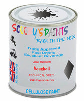 Paint Mixed Vauxhall Zafira Technical Grey 177/656R/86R Cellulose Car Spray Paint