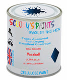 Paint Mixed Vauxhall Tigra Twin Top Ultra Blue 21B/4Cu/Gbk Cellulose Car Spray Paint
