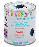 Paint Mixed Vauxhall Zafira Tourer Waterworld 22A/Geu Cellulose Car Spray Paint