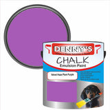 Denny's Chalk Paint For Furniture Colour- Velvet Haze Plum Purple - Matte Scuffproof Refresh
