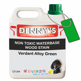 Denny's Stain Paint For Fences Colour- Verdant Alloy Green - Weatherproof Uv-Safe Protect