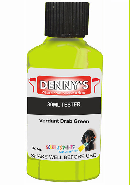 Denny's Chalk Paint For Furniture Colour- Meadow Wreath Green - Matte Scuffproof Refresh