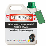 Denny's Stain Paint For Decking Colour- Verdant Forest Green - Anti-Slip Weatherproof Nourish