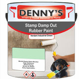 Denny's Waterpoof Paint For Stamp Out Damp Colour- Verdant Industrial Green - Damp-Block Mould-Safe Breathable