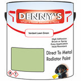 Denny's High Temp Paint For Stoves Colour- Verdant Lawn Green - Heatproof Soot-Resistant Durable