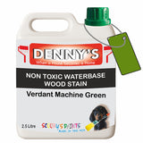 Denny's Stain Paint For Fences Colour- Verdant Machine Green - Weatherproof Uv-Safe Protect