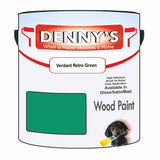 Denny's Wood Paint For Decking Colour- Verdant Retro Green - Anti-Slip Weatherproof Durable