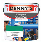 Denny's Waterpoof Paint For Ponds Colour- Verdant Retro Green - Waterproof Fish-Safe Leakstop