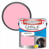 Denny's Chalk Paint For Furniture Colour- Vintage Petal Pink - Matte Scuffproof Refresh
