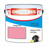Denny's Plastic Paint For Pvc Colour- Vintage Pink - Adhesion Tough Colour-Hold
