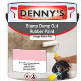 Denny's Waterpoof Paint For Stamp Out Damp Colour- Vintage Ribbon Pink - Damp-Block Mould-Safe Breathable