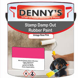 Denny's Waterpoof Paint For Stamp Out Damp Colour- Vintage Rose Pink - Damp-Block Mould-Safe Breathable