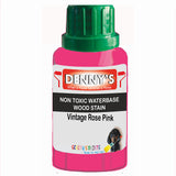 Denny's Stain Paint For Sheds Colour- Vintage Rose Pink - Weatherproof Uv-Safe Nourish