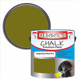 Denny's Chalk Paint For Cabinets Colour- Vintage Rustic Wheat Olive - Matte Scuffproof Easy-Clean