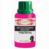 Denny's Stain Paint For Fences Colour- Vintage Satin Pink - Weatherproof Uv-Safe Protect