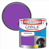 Denny's Chalk Paint For Furniture Colour- Violet Velvet Purple - Matte Scuffproof Refresh