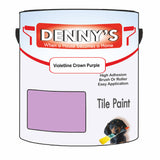 Denny's Tile Paint For Bathroom Tile Colour- Violetline Crown Purple - Moistureproof Easy-Clean Makeover