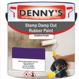 Denny's Waterpoof Paint For Stamp Out Damp Colour- Violetline Purple - Damp-Block Mould-Safe Breathable