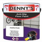 Denny's Floor Paint For Grip Coating Colour- Violetline Purple - Anti-Slip Hardwearing Safe