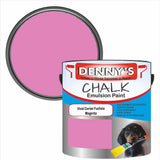Denny's Chalk Paint For Cabinets Colour- Vivid Cerise Fuchsia Magenta - Matte Scuffproof Easy-Clean