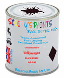 Paint Mixed Volkswagen Golf Black Rubin La3K Basecoat Car Spray Paint