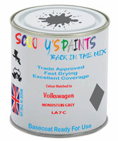 Paint Mixed Volkswagen Passat Mondstein Grey La7C Basecoat Car Spray Paint