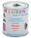 Paint Mixed Volkswagen Polo Pewter Grey La7Y Basecoat Car Spray Paint