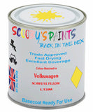 Paint Mixed Volkswagen Caddy Schwefel Yellow L13M Basecoat Car Spray Paint