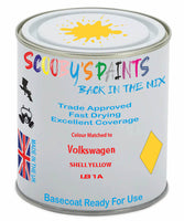 Paint Mixed Volkswagen Transporter Shell Yellow Lb1A Basecoat Car Spray Paint