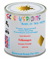 Paint Mixed Volkswagen Atlas Turmeric Yellow Lr1X Basecoat Car Spray Paint