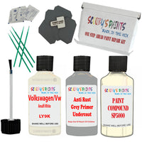 Volkswagen Amalfi White Car Detailing Paint and polish finishing kit