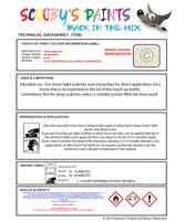 Instructions for use Volkswagen Amalfi White Car Paint