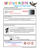 Instructions for use Volkswagen Anthracite Grey Car Paint