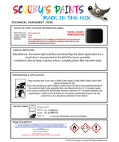 Instructions for use Volkswagen Black Car Paint