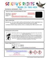 Instructions for use Volkswagen Brilliant Black Car Paint