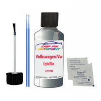 Volkswagen/Vw Crystal Blue Touch Up Paint Code LY7R Scratch Repair Kit