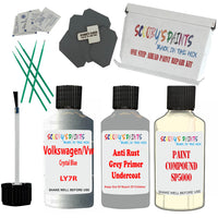 Volkswagen Crystal Blue Car Detailing Paint and polish finishing kit