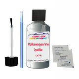 Volkswagen/Vw Crystal Blue Touch Up Paint Code LY7R Scratch Repair Kit