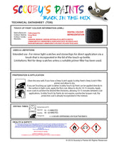 Instructions for use Volkswagen Deep Black Car Paint